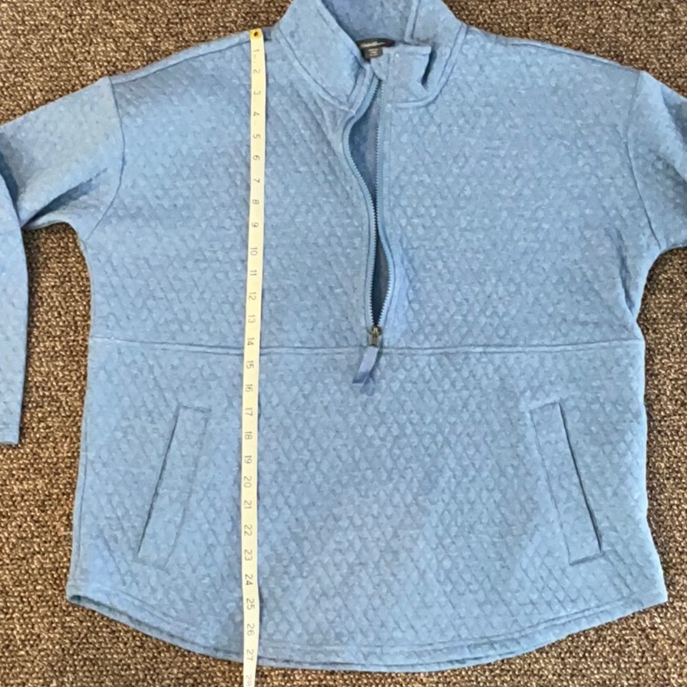 Eddie Bauer quilted half zip pullover Size XL - Picture 2 of 8